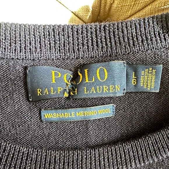 Polo Ralph Lauren Men's Deep Blue Crewneck Sweater